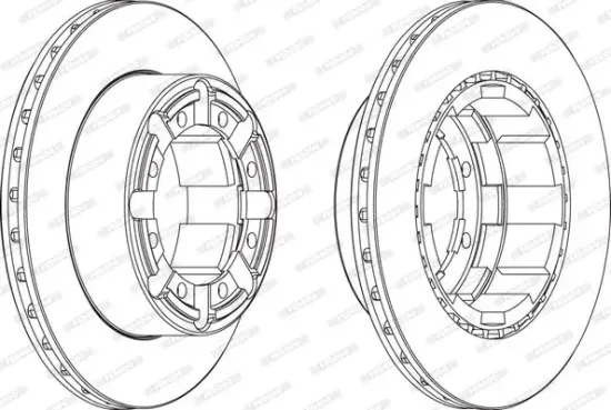 Bremsscheibe FERODO FCR184A Bild Bremsscheibe FERODO FCR184A