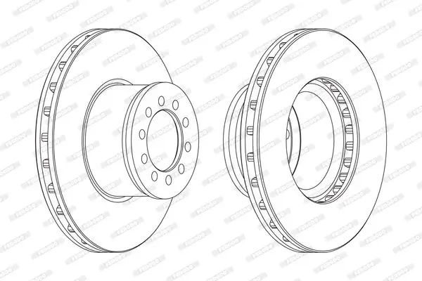 Bremsscheibe FERODO FCR186A