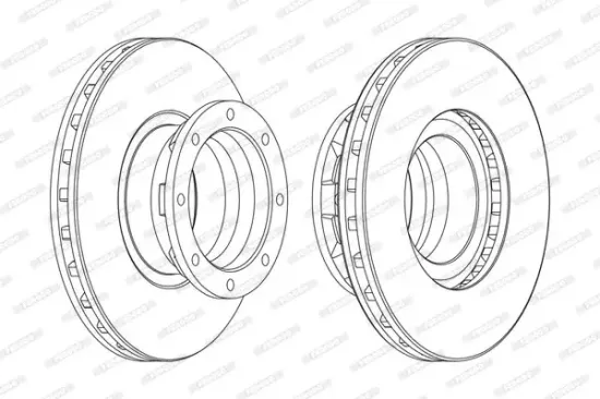 Bremsscheibe FERODO FCR187A Bild Bremsscheibe FERODO FCR187A