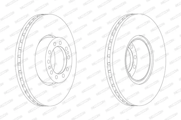 Bremsscheibe FERODO FCR244A