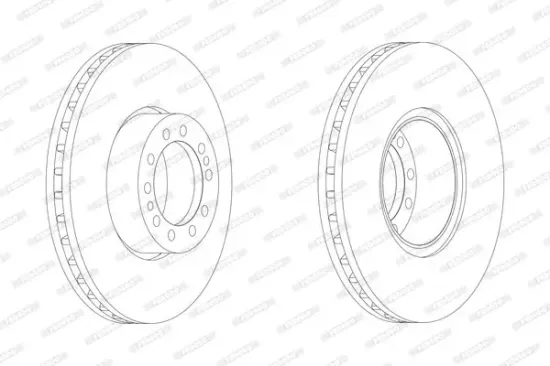Bremsscheibe FERODO FCR244A Bild Bremsscheibe FERODO FCR244A