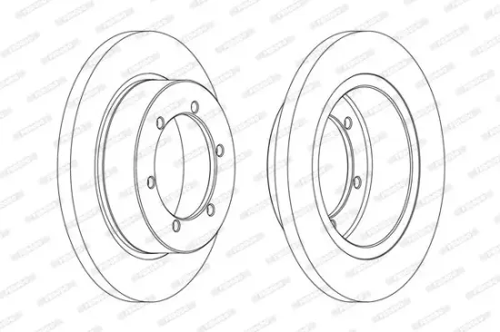 Bremsscheibe FERODO FCR327A Bild Bremsscheibe FERODO FCR327A