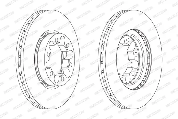 Bremsscheibe FERODO FCR339A