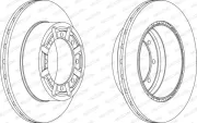 Bremsscheibe FERODO FCR340A