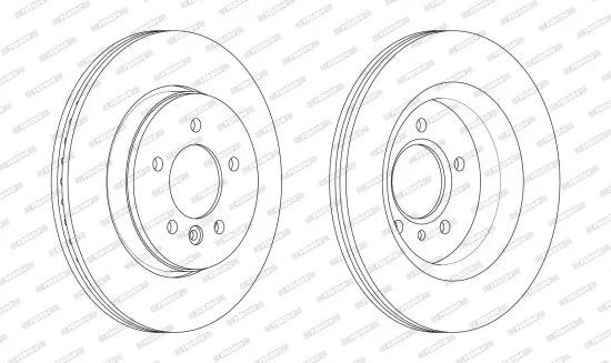 Bremsscheibe FERODO FCR381A Bild Bremsscheibe FERODO FCR381A
