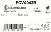 Bremsbelagsatz, Scheibenbremse FERODO FCV4043B Bild Bremsbelagsatz, Scheibenbremse FERODO FCV4043B