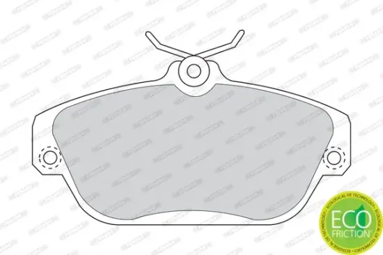 Bremsbelagsatz, Scheibenbremse Vorderachse FERODO FDB1024 Bild Bremsbelagsatz, Scheibenbremse Vorderachse FERODO FDB1024