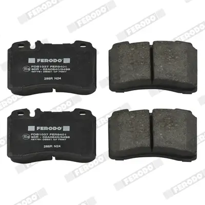 Bremsbelagsatz, Scheibenbremse Vorderachse FERODO FDB1037 Bild Bremsbelagsatz, Scheibenbremse Vorderachse FERODO FDB1037