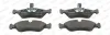 Bremsbelagsatz, Scheibenbremse Vorderachse FERODO FDB1067 Bild Bremsbelagsatz, Scheibenbremse Vorderachse FERODO FDB1067