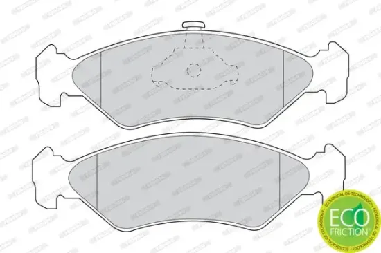 Bremsbelagsatz, Scheibenbremse FERODO FDB1082 Bild Bremsbelagsatz, Scheibenbremse FERODO FDB1082