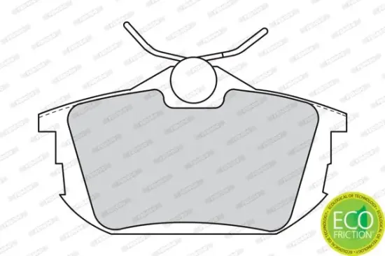 Bremsbelagsatz, Scheibenbremse Hinterachse FERODO FDB1095 Bild Bremsbelagsatz, Scheibenbremse Hinterachse FERODO FDB1095