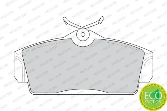 Bremsbelagsatz, Scheibenbremse Vorderachse FERODO FDB1096 Bild Bremsbelagsatz, Scheibenbremse Vorderachse FERODO FDB1096