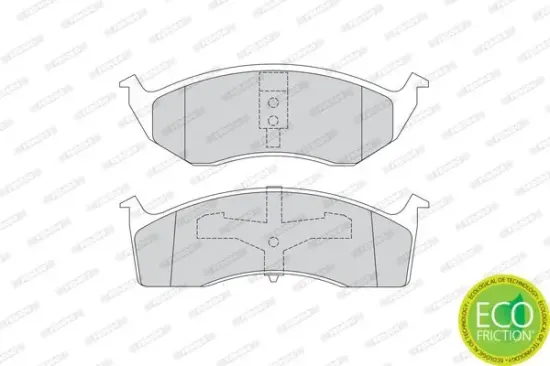 Bremsbelagsatz, Scheibenbremse Vorderachse FERODO FDB1098 Bild Bremsbelagsatz, Scheibenbremse Vorderachse FERODO FDB1098