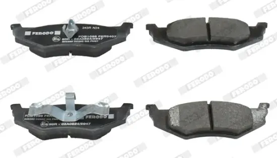 Bremsbelagsatz, Scheibenbremse Hinterachse FERODO FDB1099 Bild Bremsbelagsatz, Scheibenbremse Hinterachse FERODO FDB1099