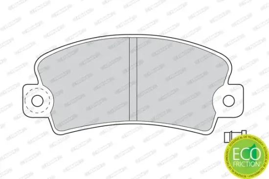 Bremsbelagsatz, Scheibenbremse Vorderachse FERODO FDB113 Bild Bremsbelagsatz, Scheibenbremse Vorderachse FERODO FDB113