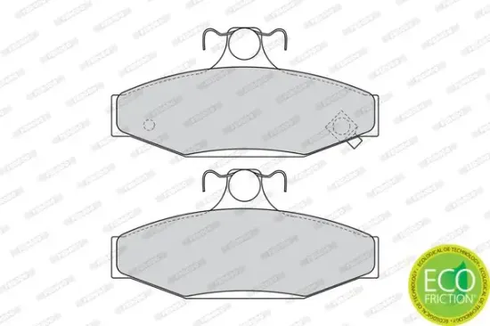 Bremsbelagsatz, Scheibenbremse Hinterachse FERODO FDB1157 Bild Bremsbelagsatz, Scheibenbremse Hinterachse FERODO FDB1157