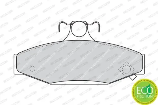 Bremsbelagsatz, Scheibenbremse Hinterachse FERODO FDB1157 Bild Bremsbelagsatz, Scheibenbremse Hinterachse FERODO FDB1157