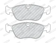Bremsbelagsatz, Scheibenbremse Vorderachse FERODO FDB1630