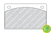 Bremsbelagsatz, Scheibenbremse Hinterachse FERODO FDB1296 Bild Bremsbelagsatz, Scheibenbremse Hinterachse FERODO FDB1296
