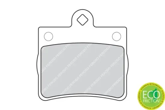 Bremsbelagsatz, Scheibenbremse Hinterachse FERODO FDB1310 Bild Bremsbelagsatz, Scheibenbremse Hinterachse FERODO FDB1310