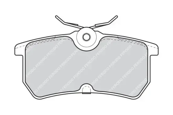 Bremsbelagsatz, Scheibenbremse FERODO FDB1319B Bild Bremsbelagsatz, Scheibenbremse FERODO FDB1319B