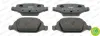 Bremsbelagsatz, Scheibenbremse Hinterachse FERODO FDB1324