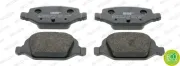 Bremsbelagsatz, Scheibenbremse Hinterachse FERODO FDB1324