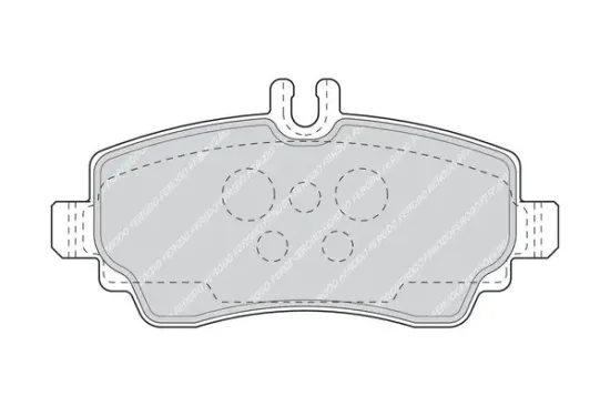 Bremsbelagsatz, Scheibenbremse Vorderachse FERODO FDB1356 Bild Bremsbelagsatz, Scheibenbremse Vorderachse FERODO FDB1356