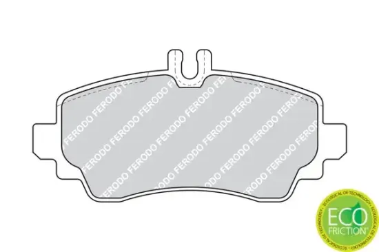 Bremsbelagsatz, Scheibenbremse Vorderachse FERODO FDB1357 Bild Bremsbelagsatz, Scheibenbremse Vorderachse FERODO FDB1357