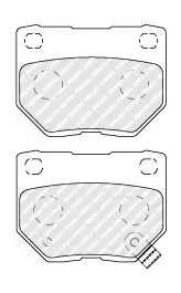 Bremsbelagsatz, Scheibenbremse FERODO FDB1372