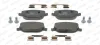Bremsbelagsatz, Scheibenbremse Hinterachse FERODO FDB1471