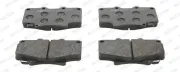 Bremsbelagsatz, Scheibenbremse Vorderachse FERODO FDB1502