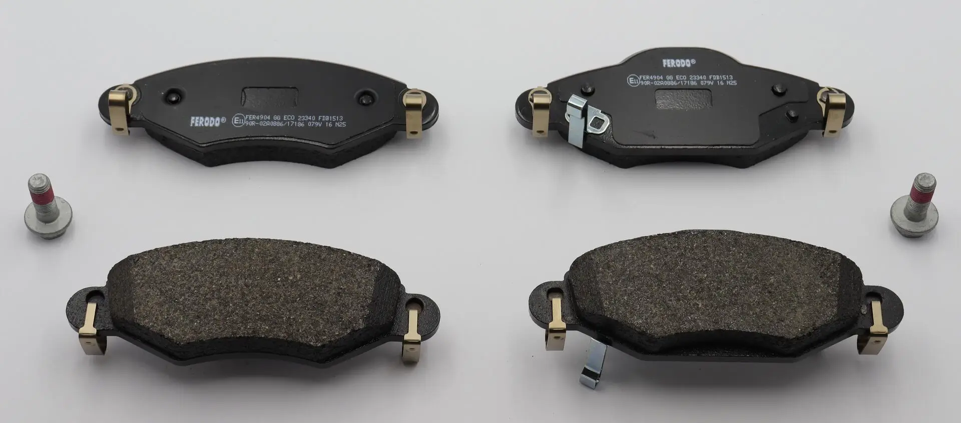 Bremsbelagsatz, Scheibenbremse Vorderachse FERODO FDB1513