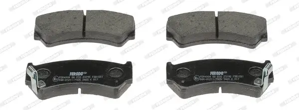 Bremsbelagsatz, Scheibenbremse Vorderachse FERODO FDB1551