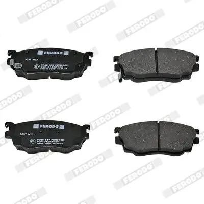 Bremsbelagsatz, Scheibenbremse Vorderachse FERODO FDB1557 Bild Bremsbelagsatz, Scheibenbremse Vorderachse FERODO FDB1557