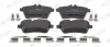 Bremsbelagsatz, Scheibenbremse Vorderachse FERODO FDB1593