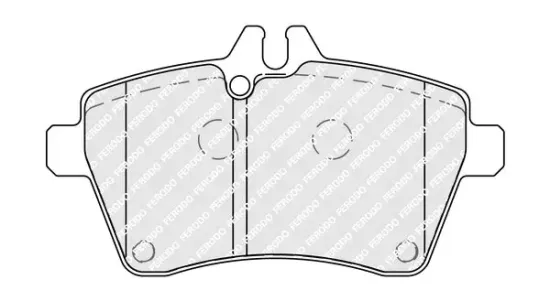 Bremsbelagsatz, Scheibenbremse Vorderachse FERODO FDB1593 Bild Bremsbelagsatz, Scheibenbremse Vorderachse FERODO FDB1593