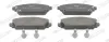Bremsbelagsatz, Scheibenbremse Vorderachse FERODO FDB1601