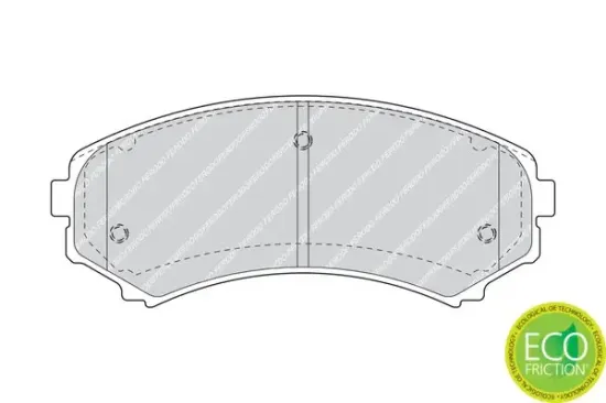 Bremsbelagsatz, Scheibenbremse FERODO FDB1603 Bild Bremsbelagsatz, Scheibenbremse FERODO FDB1603