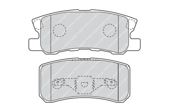 Bremsbelagsatz, Scheibenbremse FERODO FDB1604 Bild Bremsbelagsatz, Scheibenbremse FERODO FDB1604