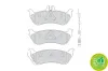 Bremsbelagsatz, Scheibenbremse Hinterachse FERODO FDB1608 Bild Bremsbelagsatz, Scheibenbremse Hinterachse FERODO FDB1608