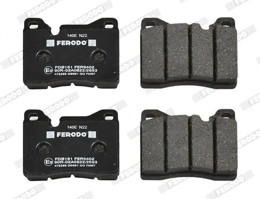 Bremsbelagsatz, Scheibenbremse FERODO FDB161