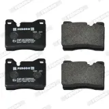 Bremsbelagsatz, Scheibenbremse Vorderachse FERODO FDB163