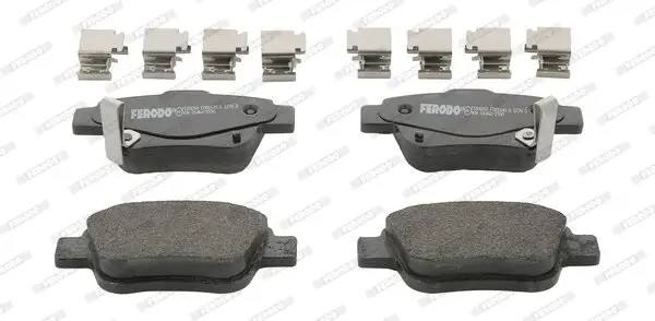 Bremsbelagsatz, Scheibenbremse Hinterachse FERODO FDB1649