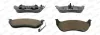 Bremsbelagsatz, Scheibenbremse Hinterachse FERODO FDB1660 Bild Bremsbelagsatz, Scheibenbremse Hinterachse FERODO FDB1660