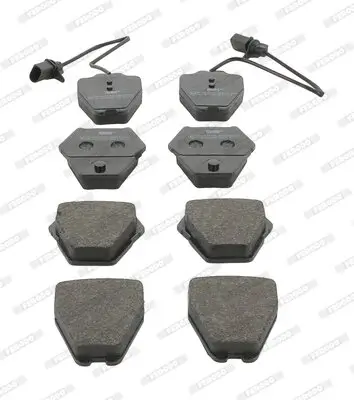 Bremsbelagsatz, Scheibenbremse Vorderachse FERODO FDB1709 Bild Bremsbelagsatz, Scheibenbremse Vorderachse FERODO FDB1709