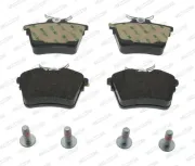 Bremsbelagsatz, Scheibenbremse Hinterachse FERODO FDB1727