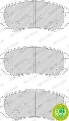Bremsbelagsatz, Scheibenbremse Vorderachse FERODO FDB1733 Bild Bremsbelagsatz, Scheibenbremse Vorderachse FERODO FDB1733