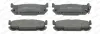 Bremsbelagsatz, Scheibenbremse Hinterachse FERODO FDB1755 Bild Bremsbelagsatz, Scheibenbremse Hinterachse FERODO FDB1755