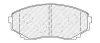 Bremsbelagsatz, Scheibenbremse Vorderachse FERODO FDB1757 Bild Bremsbelagsatz, Scheibenbremse Vorderachse FERODO FDB1757